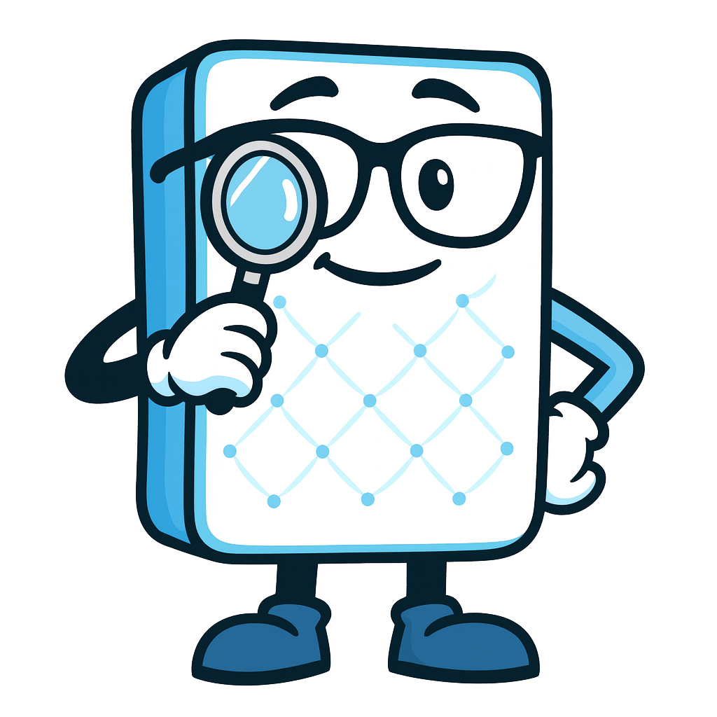 Mattress Inspector mascot